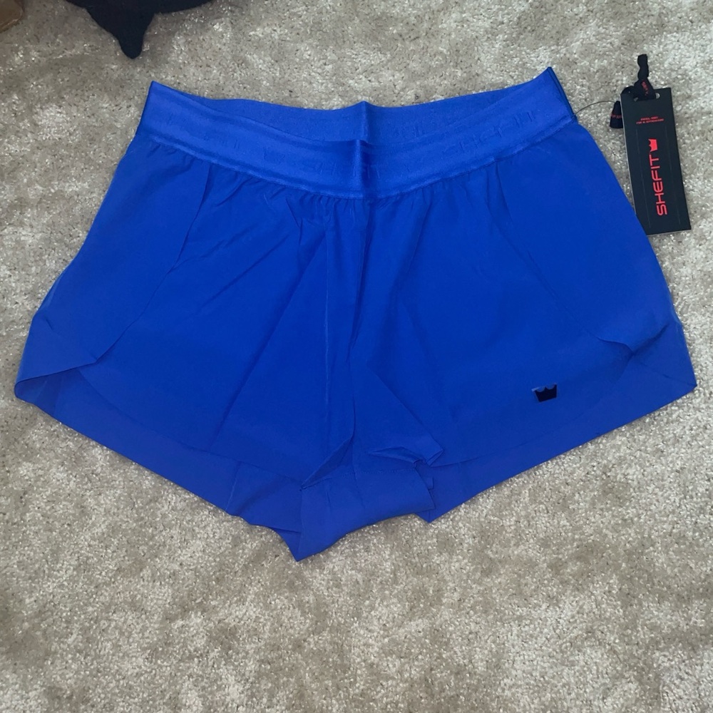 SHEFIT Women's Blue Athletic Shorts